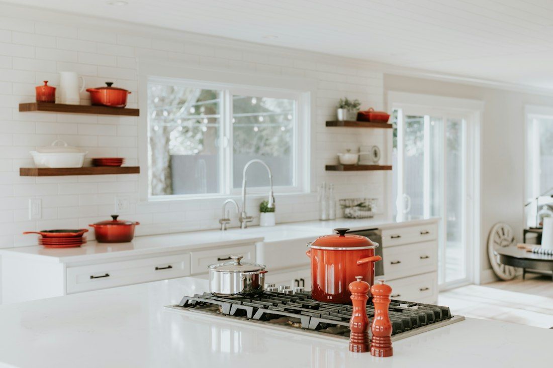 U-Shaped Modular Kitchen