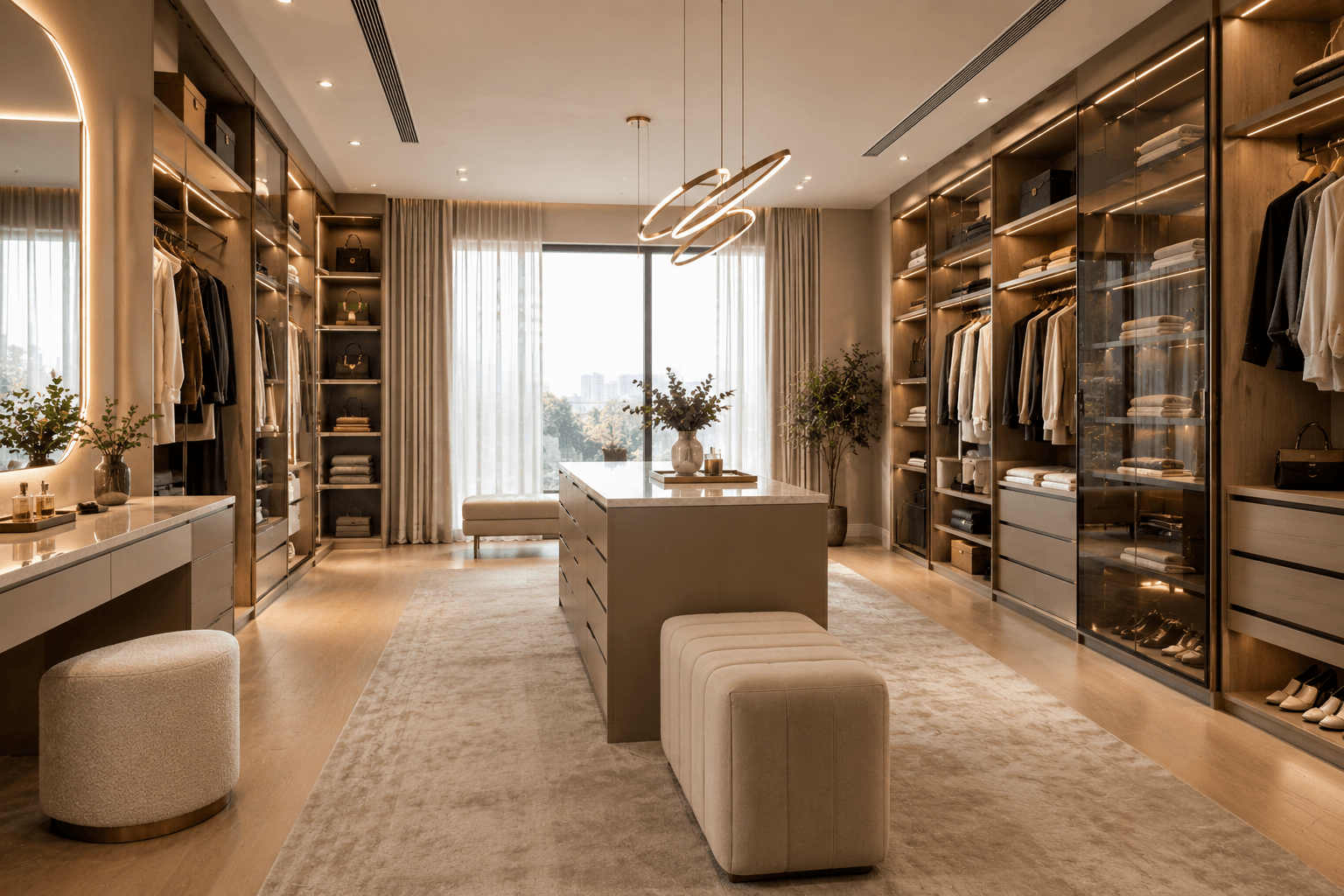 Walk-In Dressing Rooms