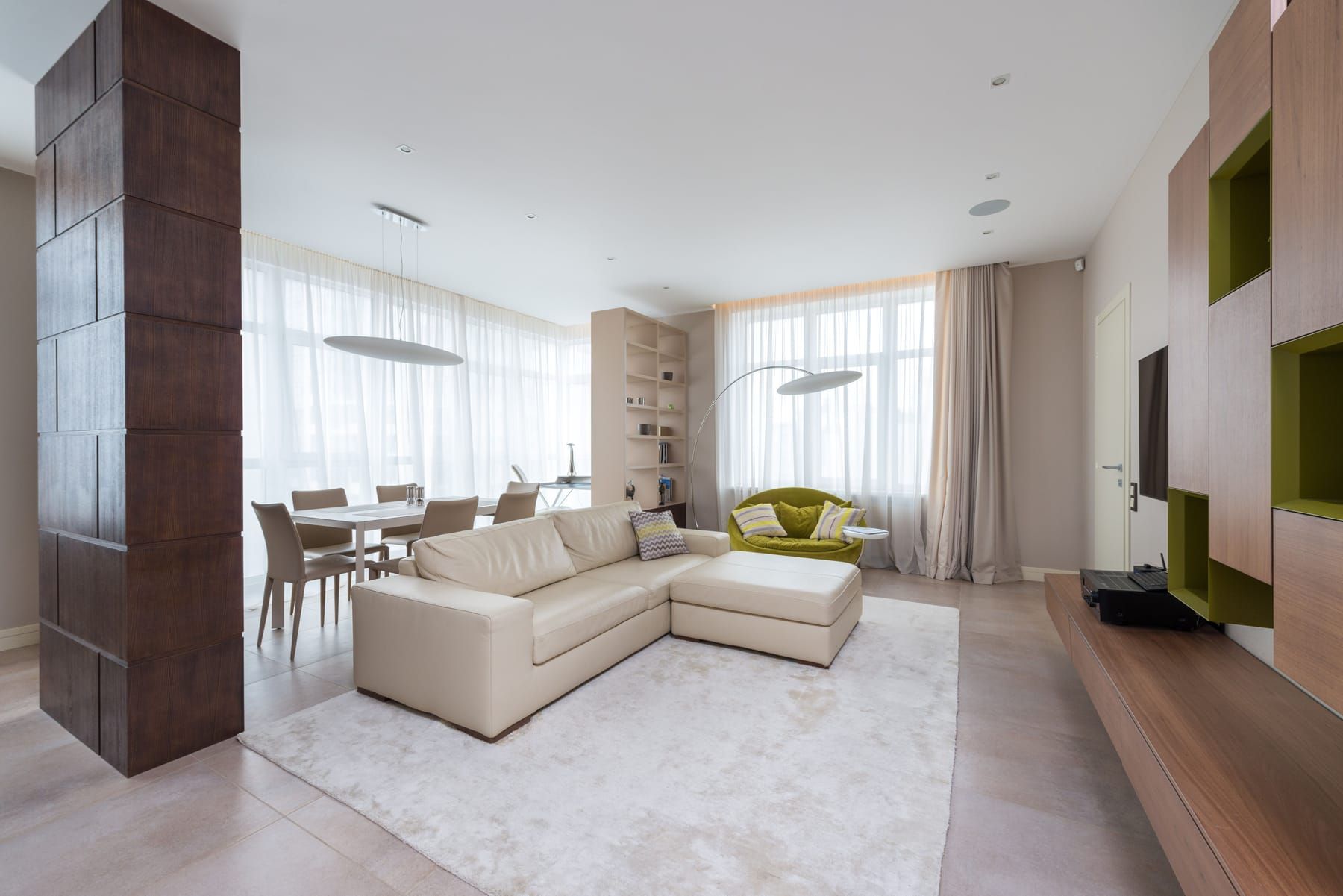 Modern Living Room Design, Whitefield, Bangalore