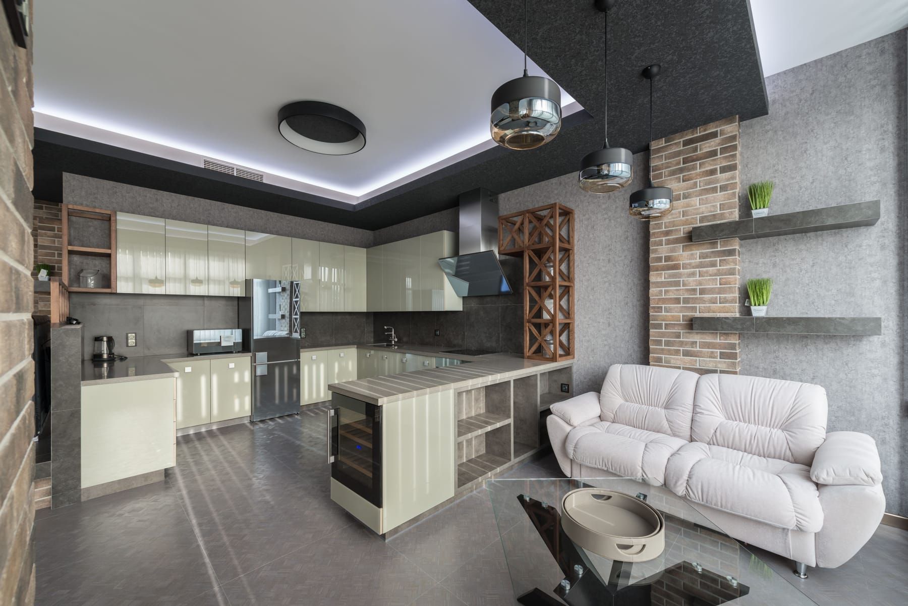 Traditional Studio Apartment Interior Design