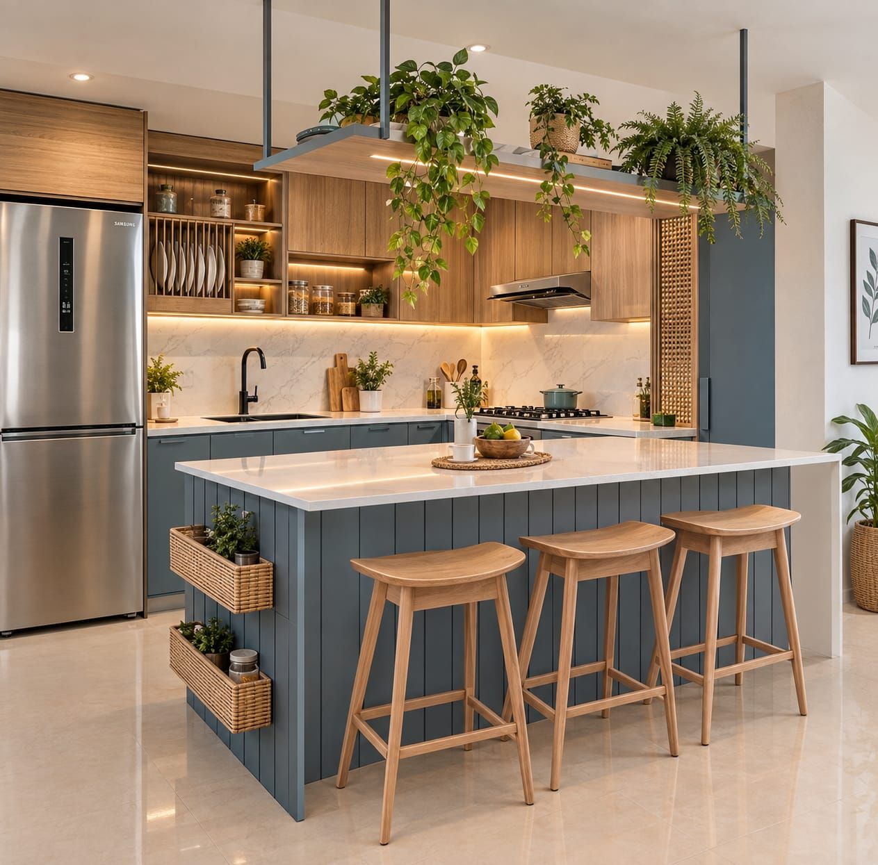 Contemporary 1 BHK Interior Design