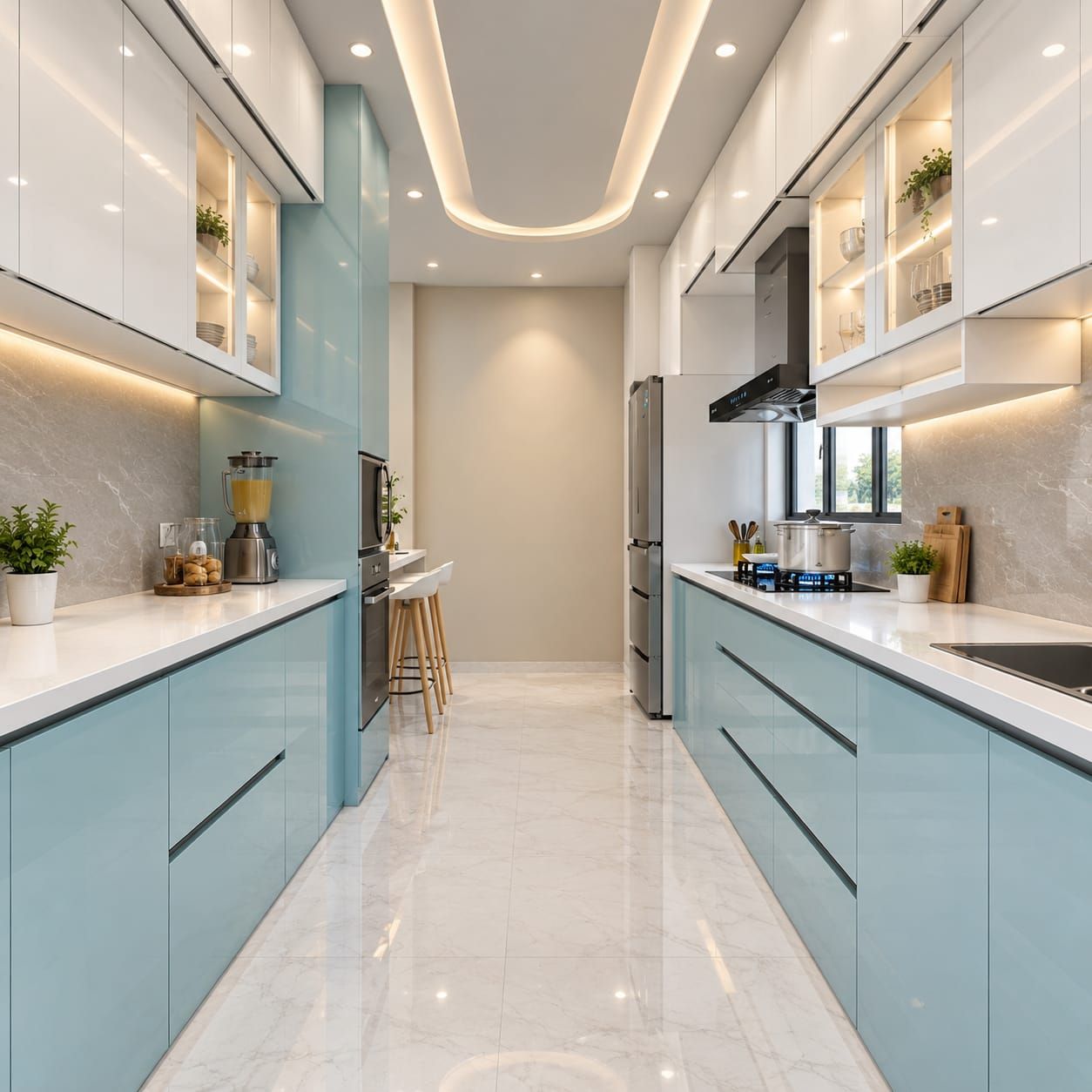 Scandinavian 3 BHK Interior Design