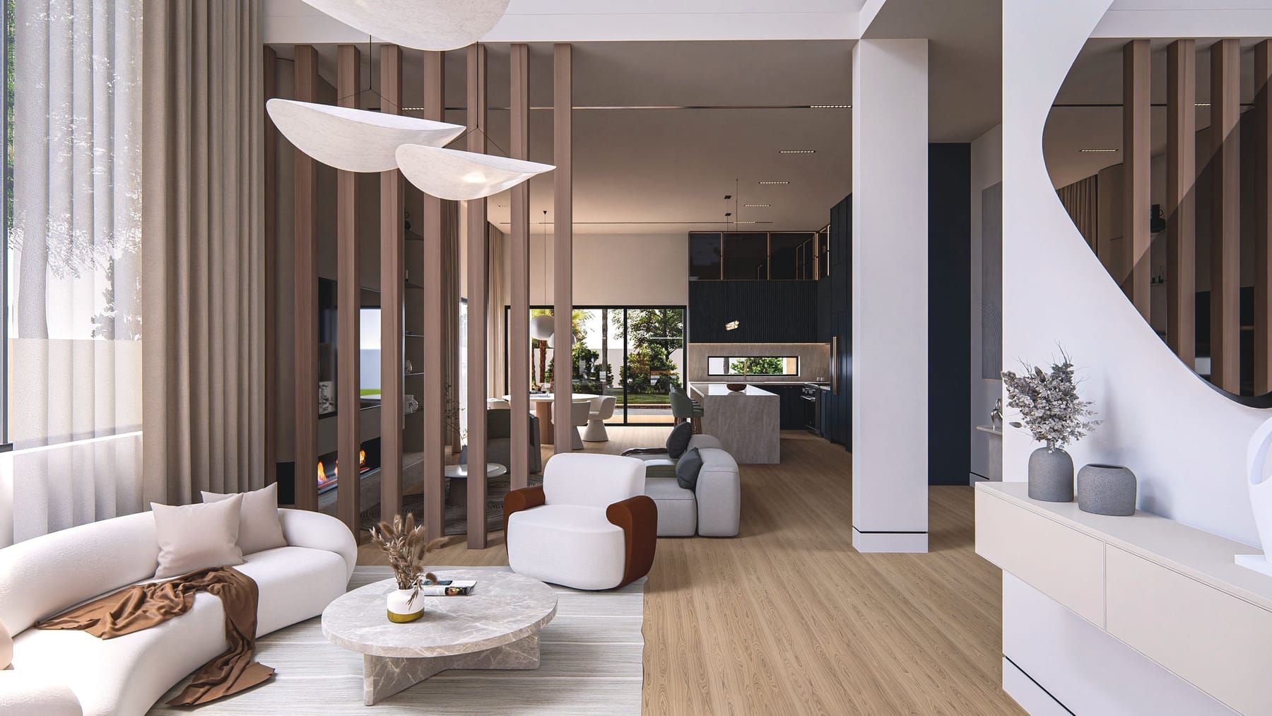 Modern Wallpaper for Living Room