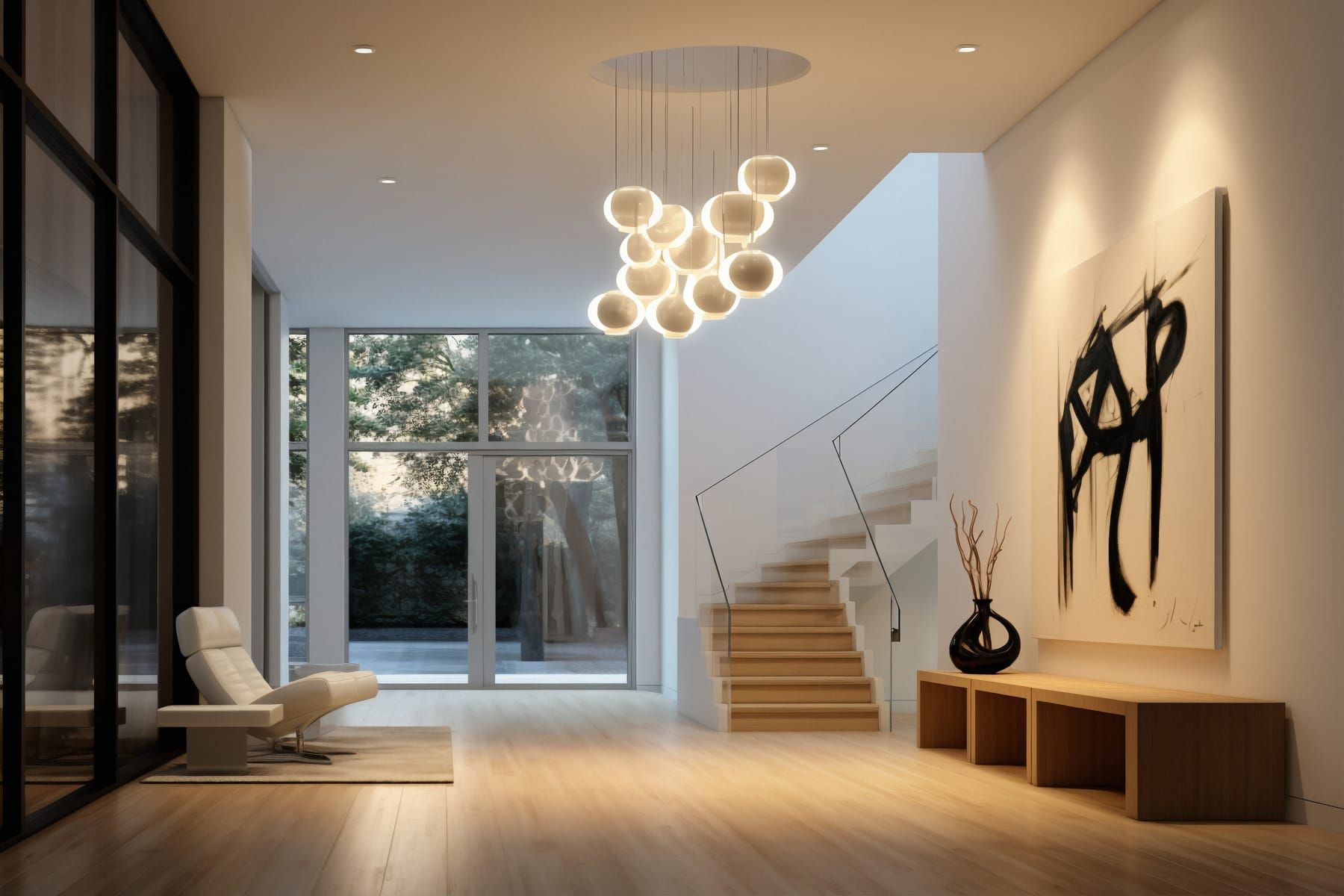 Cove with Recessed Lighting