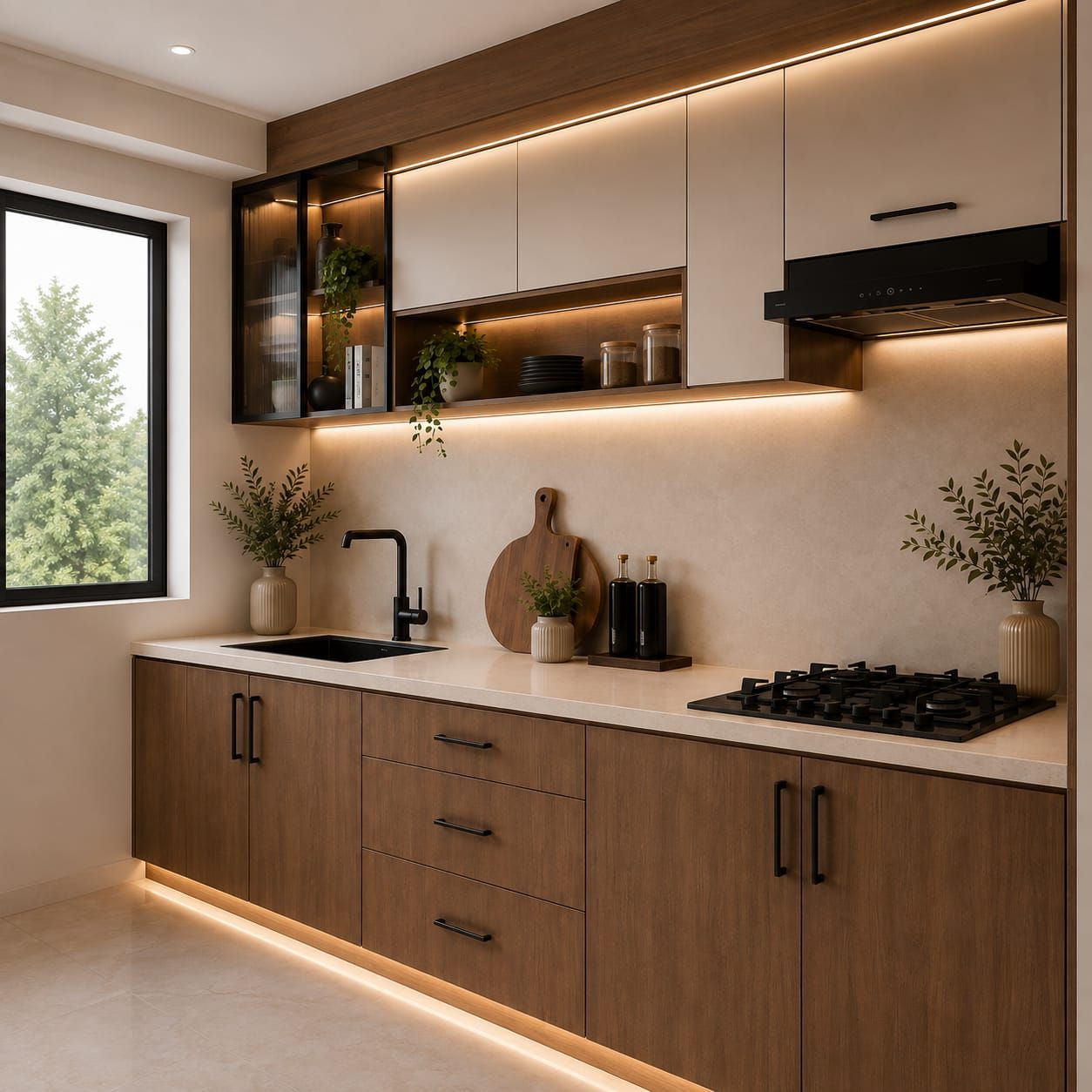 Industrial 1 BHK Interior Design