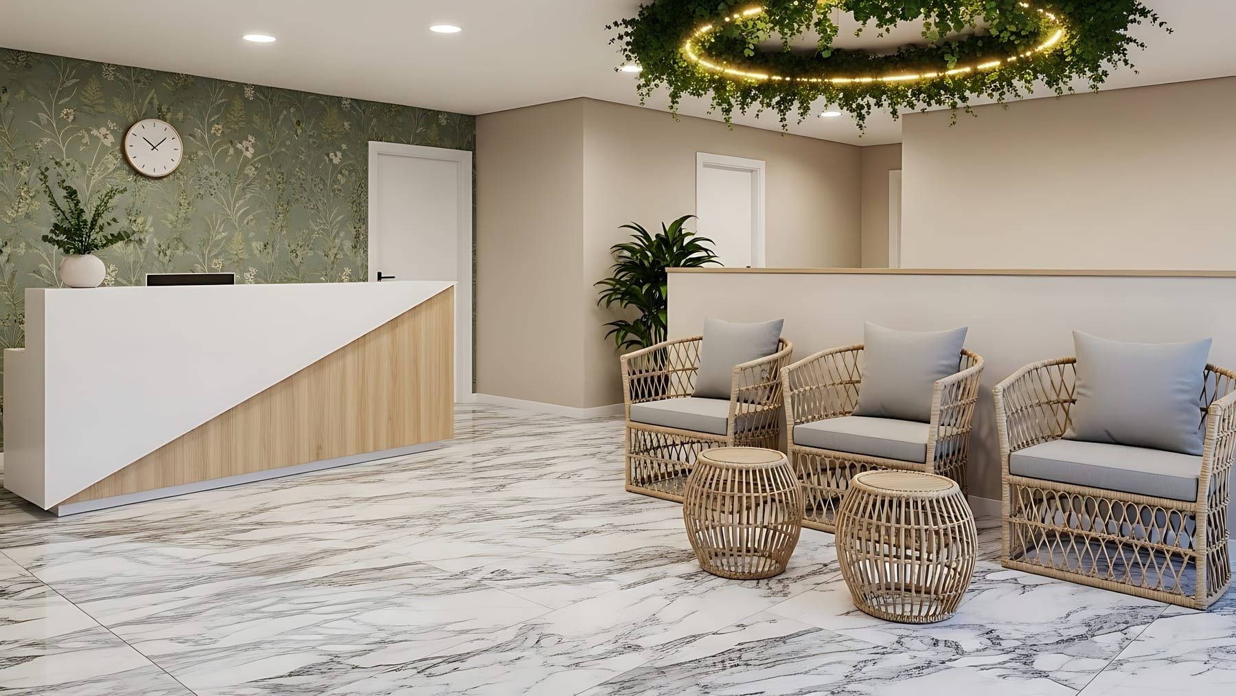 Hospital Reception Area